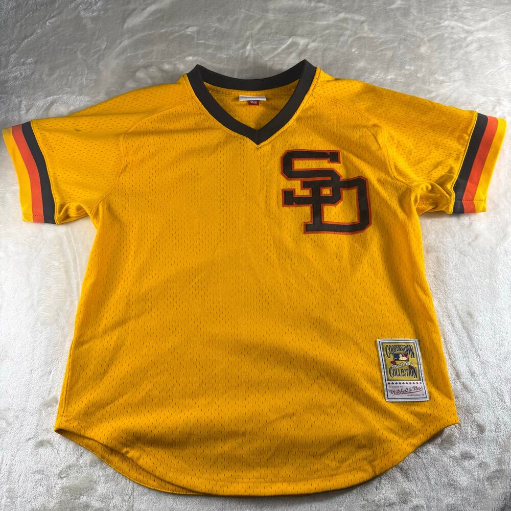 Mitchell & Ness San Diego Padres Jersey Mens 44 Large #19 Cooperstown Collection